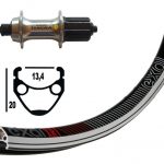 STRAŽNJI KOTAČ 13-622 TIAGRA 10-11 SPD 32H EXAL
